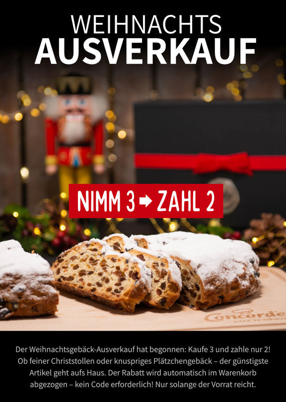 3 für 2: Weihnachtsgebäck im großen Ausverkauf!